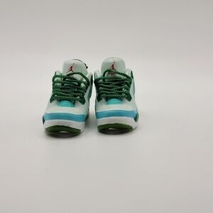 17cm Doll Green and White Basketball Shoes. Clothing Only No Doll